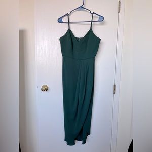 Lulu’s Green Tulip Midi Dress-Size M